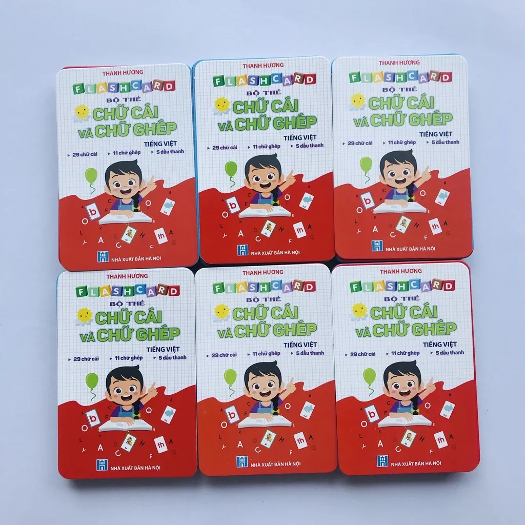 Ảnh Sách - Flashcard 42 Thẻ Chữ Cái Và Chữ Ghép Đánh Vần Tiếng Việt 1