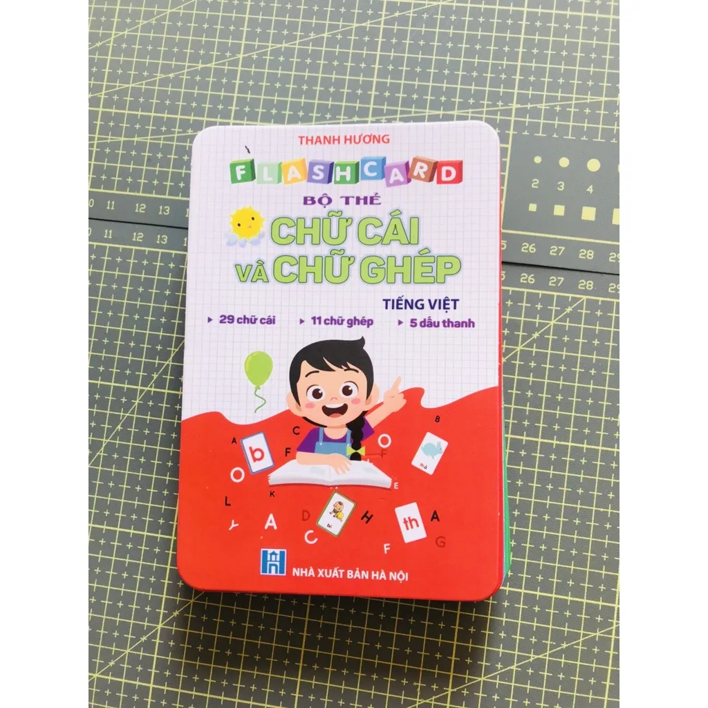 Ảnh Sách - Flashcard 42 Thẻ Chữ Cái Và Chữ Ghép Đánh Vần Tiếng Việt 3