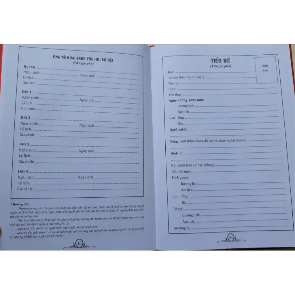 Ảnh Sách - Gia phả dòng tộc (bìa cứng tái bản) 3