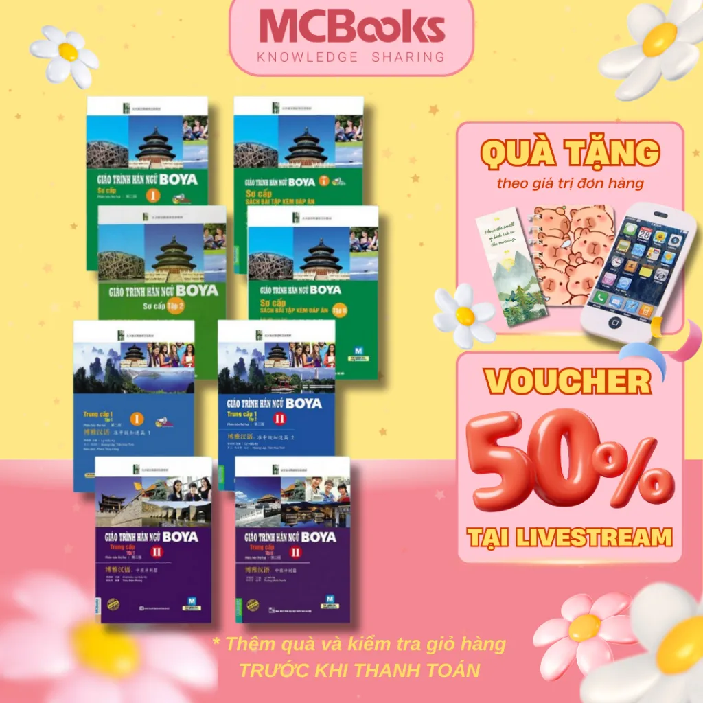 Ảnh Sách - Giáo trình Hán Ngữ Boya - MCBooks 1