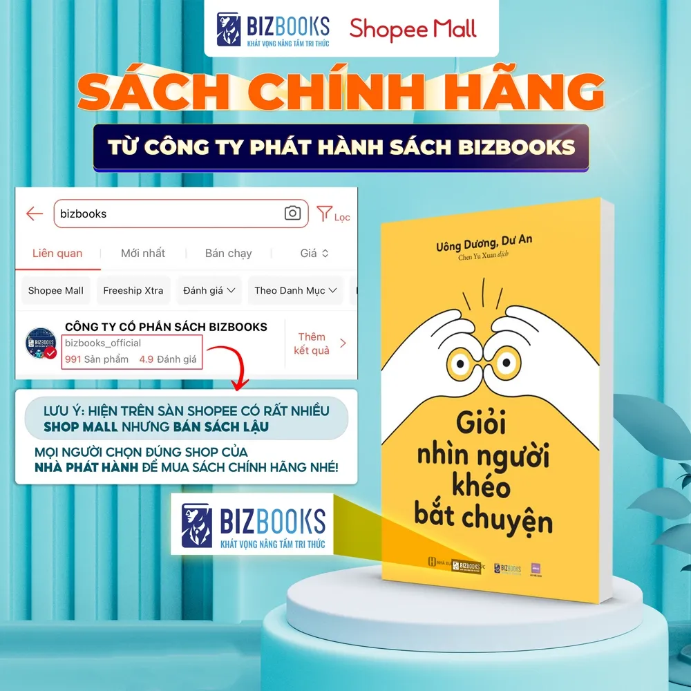 Ảnh Sách Giỏi Nhìn Người, Khéo Bắt Chuyện - Ứng Xử Linh Hoạt, Giao Tiếp Hiệu Quả - Bizbooks 1