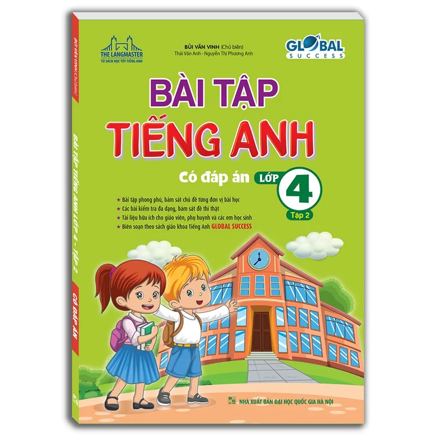 Ảnh Sách - GLOBAL SUCCESS - Bài tập tiếng anh lớp 4 tập 2 (có đáp án) 1
