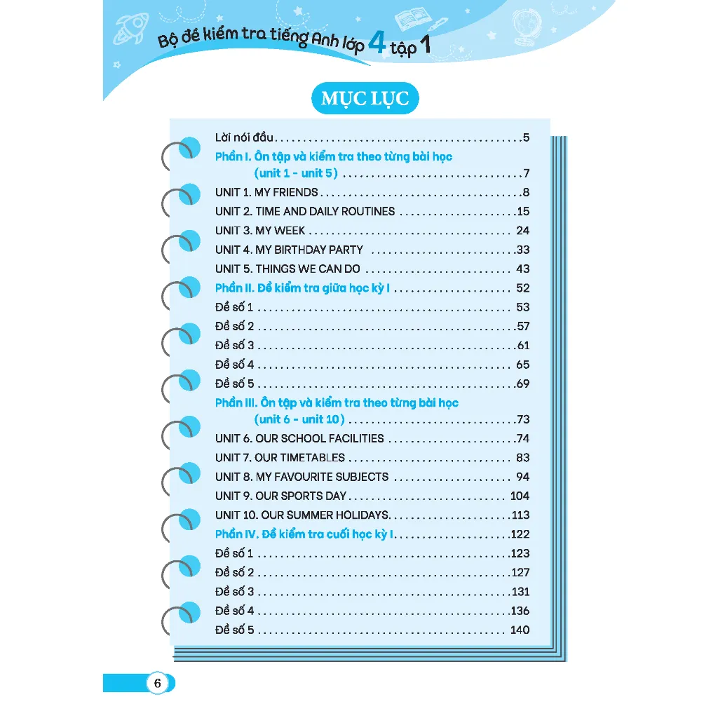 Ảnh Sách - GLOBAL SUCCESS - Bộ đề kiểm tra tiếng Anh lớp 4 tập 1 - Có đáp án 1