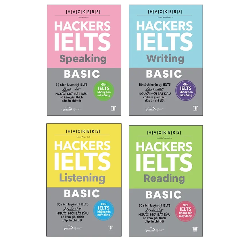 Ảnh Sách -Hacker Ielts Basic ( Reading + Listening + Writing + Speaking ) 1