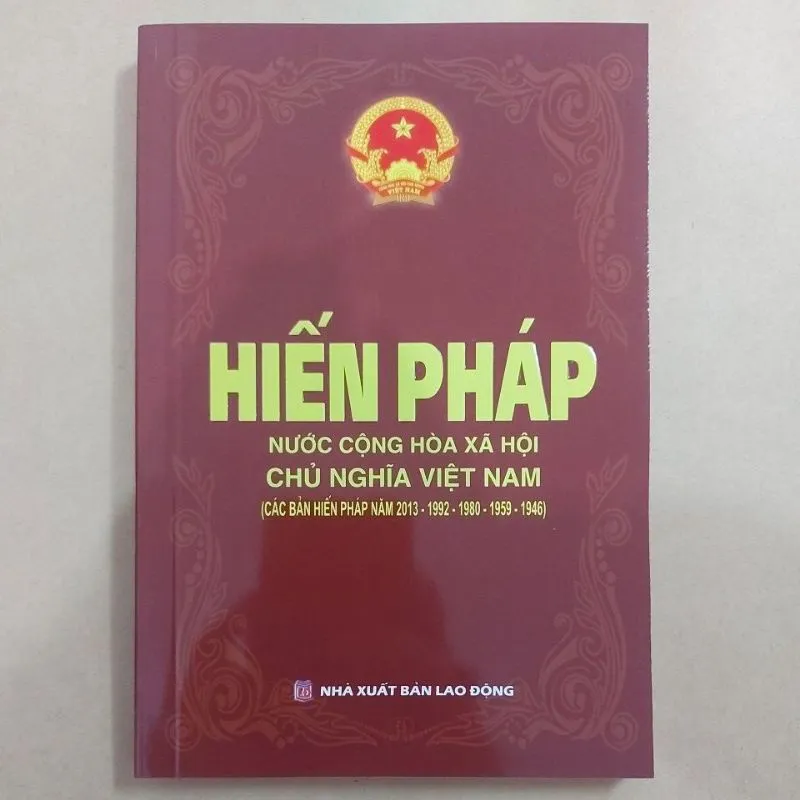 Ảnh Sách - Hiến pháp (5 năm 2013-1992-1980-1959-1946) (NXB Lao động) 1