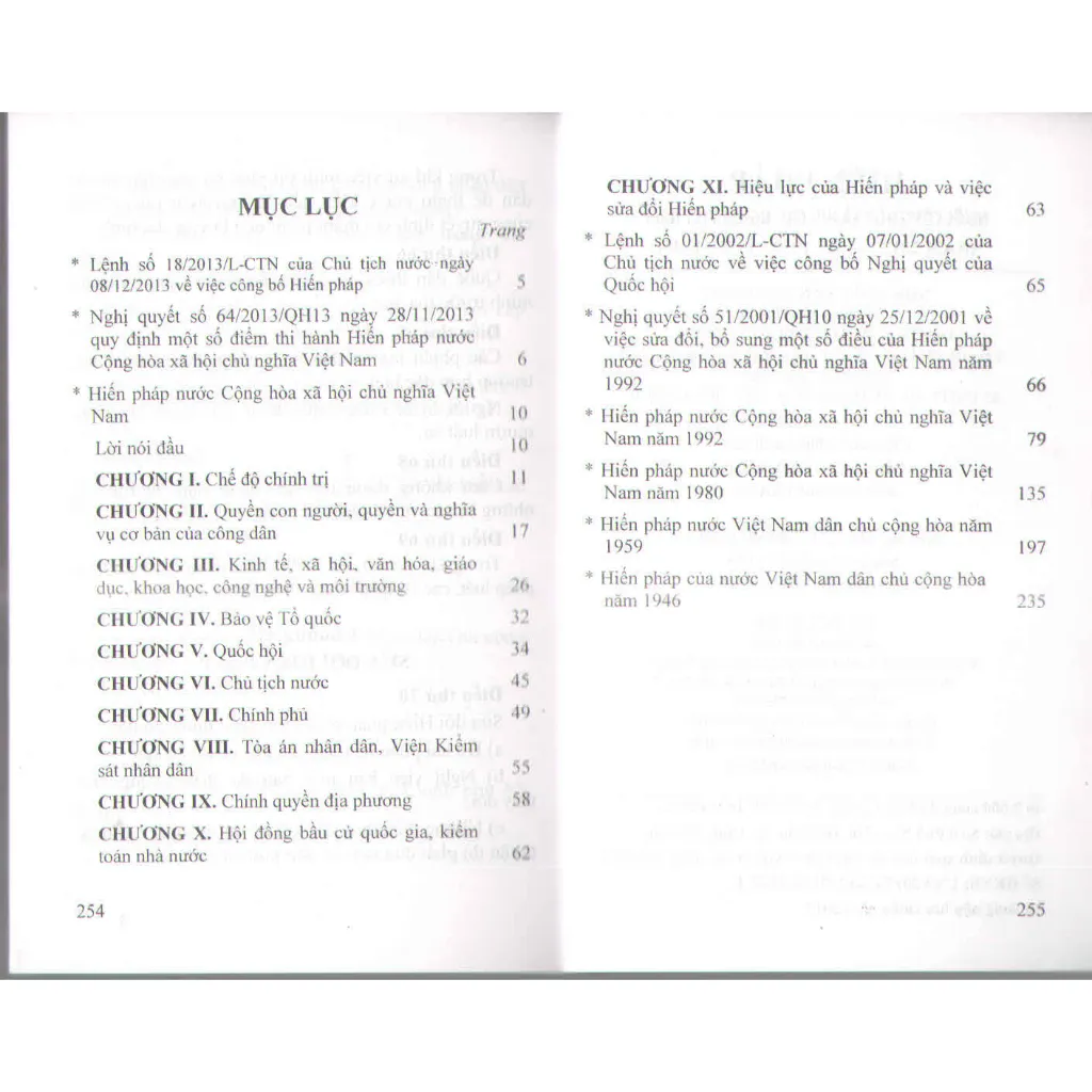 Ảnh Sách - Hiến Pháp Nước Cộng Hòa Xã Hội Chủ Nghĩa Việt Nam (NXB Lao Động) 1