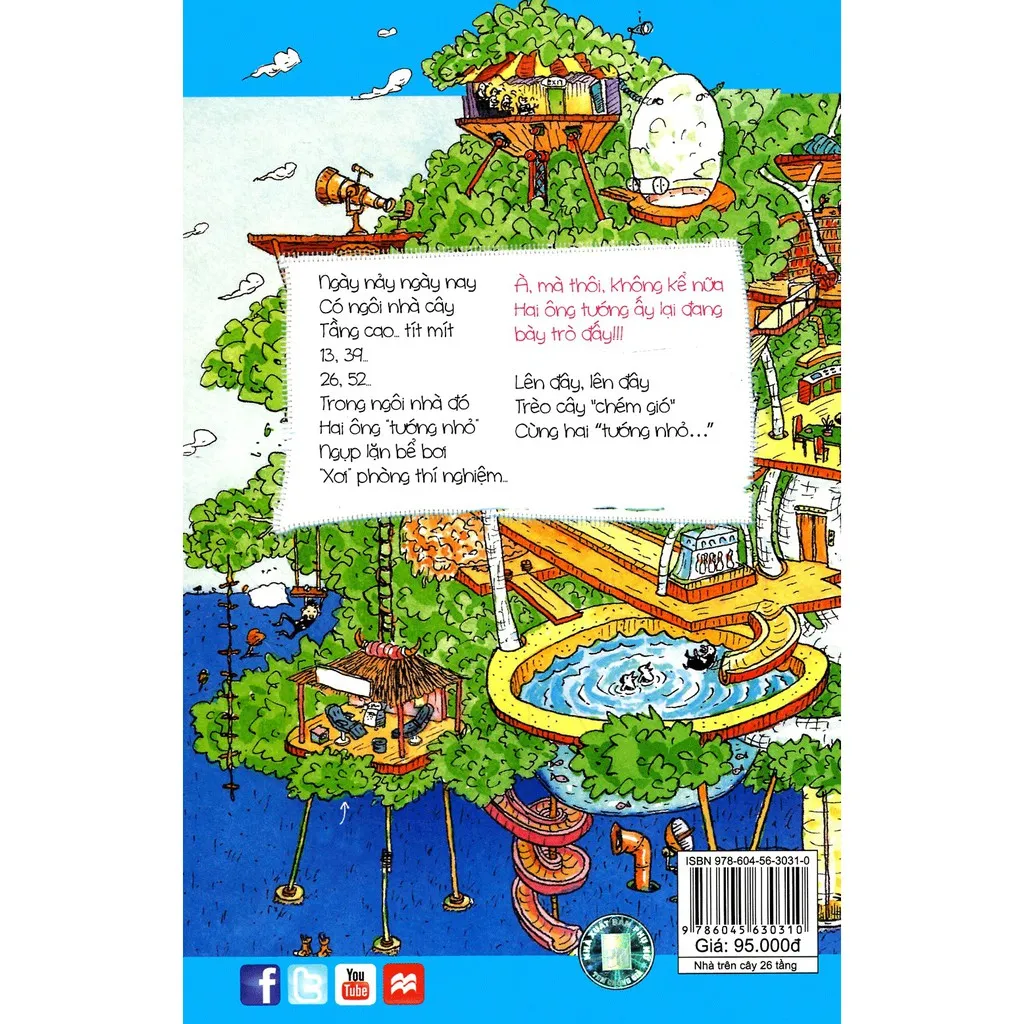 Ảnh Sách - [HÌNH THỨC KHÔNG HOÀN HẢO] Nhà Trên Cây 26 Tầng (Văn học thiếu nhi) - Andy Griffiths 1