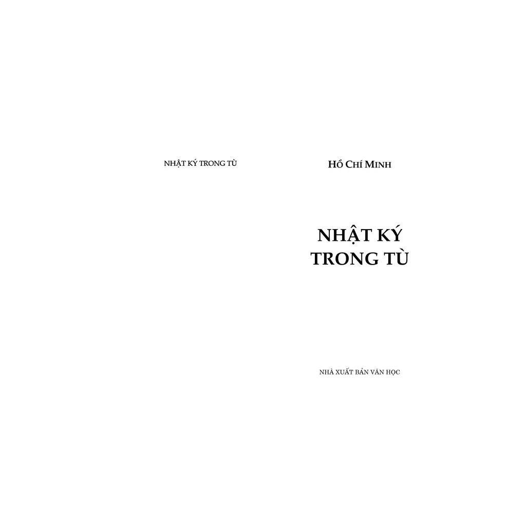 Ảnh Sách - Hồ Chí Minh - Nhật Ký Trong Tù 1