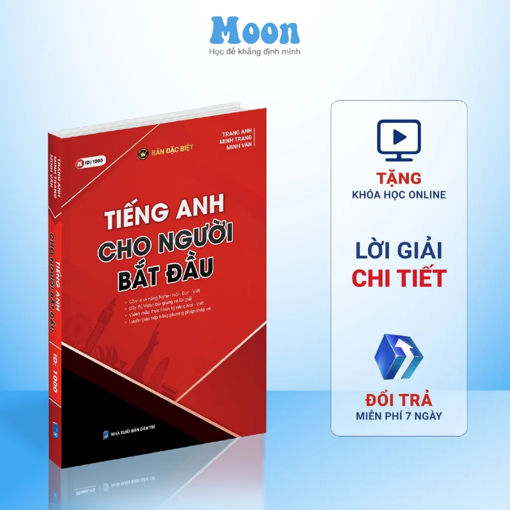 Ảnh Sách ID - Tiếng anh cho người bắt đầu, người mất gốc cô Trang Anh bản đặc biệt 3