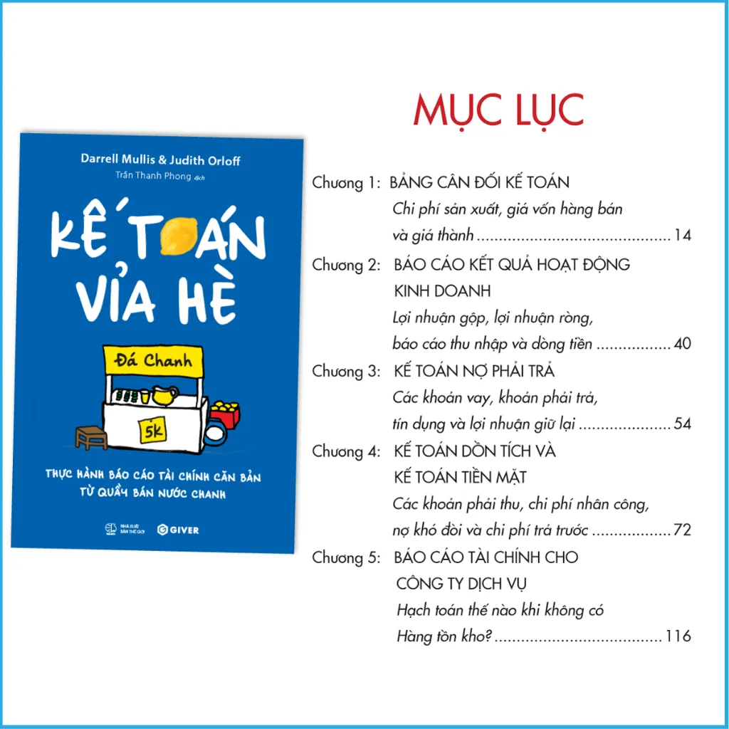 Ảnh Sách - Kế Toán Vỉa Hè - Thực Hành Báo Cáo Tài Chính Căn Bản Từ Quầy Bán Nước Chanh 2