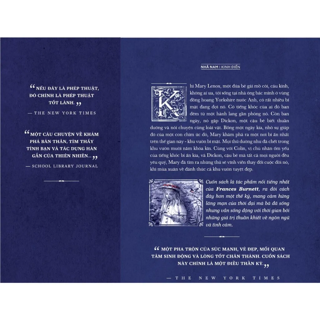 Ảnh Sách - Khu vườn bí mật (Frances Hodgson Burnett) (Nhã Nam) 1