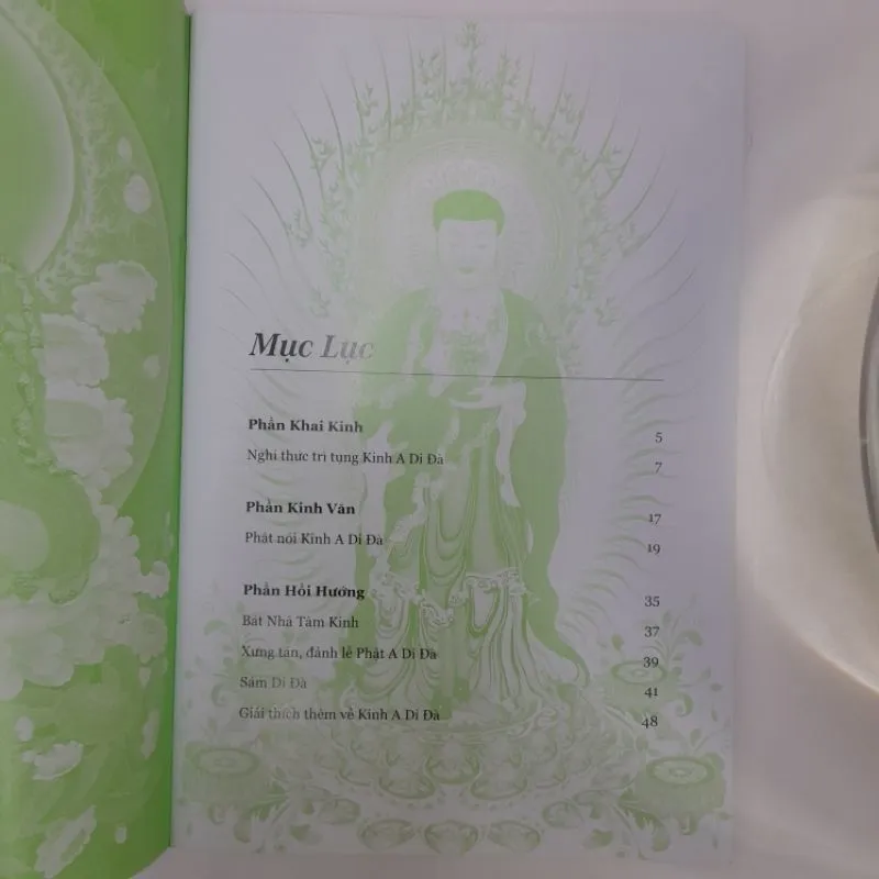 Ảnh Sách - Kinh A Di Đà (bản in tuyệt đẹp) 2