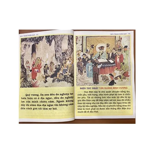 Ảnh Sách - Kinh Địa Tạng Thập Vương Biến Tướng ( Bứt tranh nhân quả) 1
