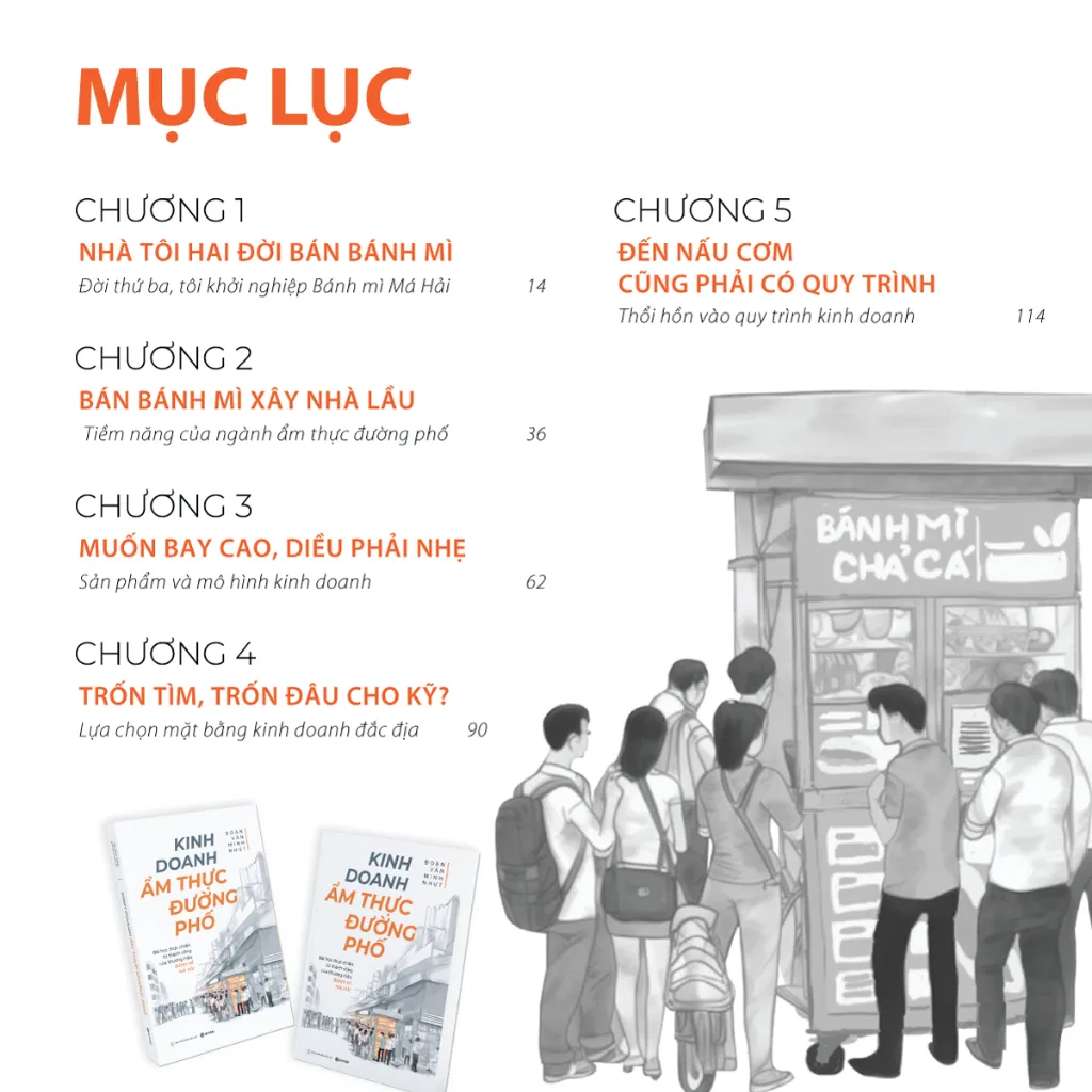 Ảnh Sách - Kinh Doanh Ẩm Thực Đường Phố - Bài Học Thực Chiến Từ Thành Công Của Thương Hiệu Bánh Mì Má Hải 3