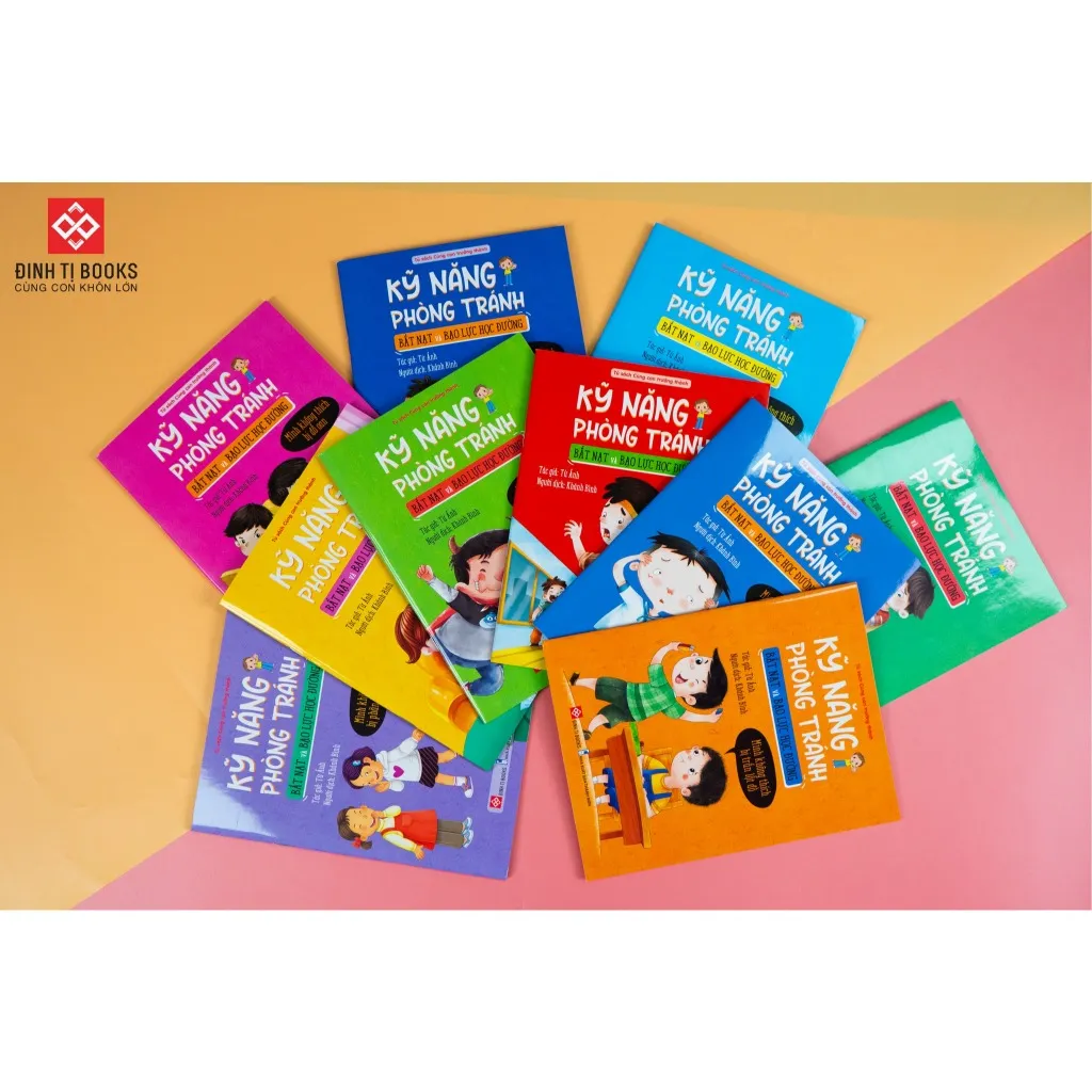 Ảnh Sách - Kỹ năng phòng tránh bắt nạt và bạo lực học đường - Đinh Tị Books 2