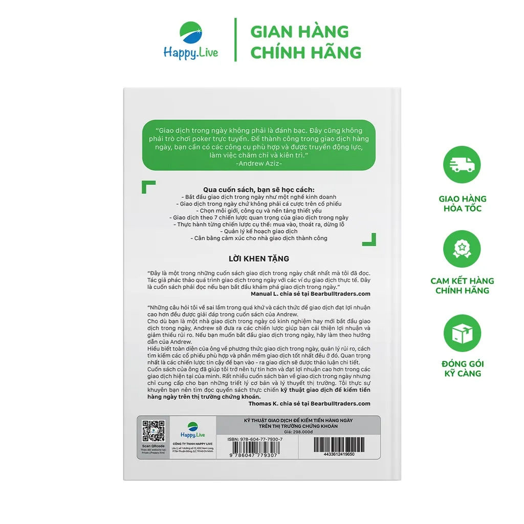 Ảnh Sách Kỹ Thuật Giao Dịch Để Kiếm Tiền Hàng Ngày Trên Thị Trường Chứng Khoán - Day Trade For A Living 2