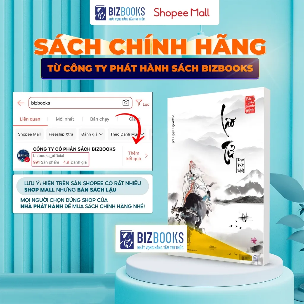 Ảnh Sách Lão Tử Đạo Đức Kinh - Nguyễn Hiến Lê - Triết Lý Và Đạo Đức Kinh Của Lão Tử - Tinh Hoa Lịch Sử Triết Học 2