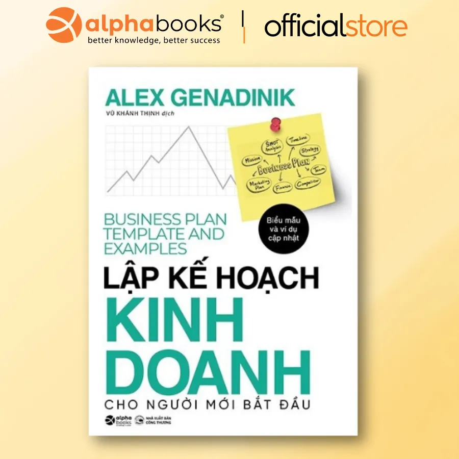 Ảnh Sách - Lập Kế Hoạch Kinh Doanh - Cho Người Mới Bắt Đầu (Alpha Books) 1