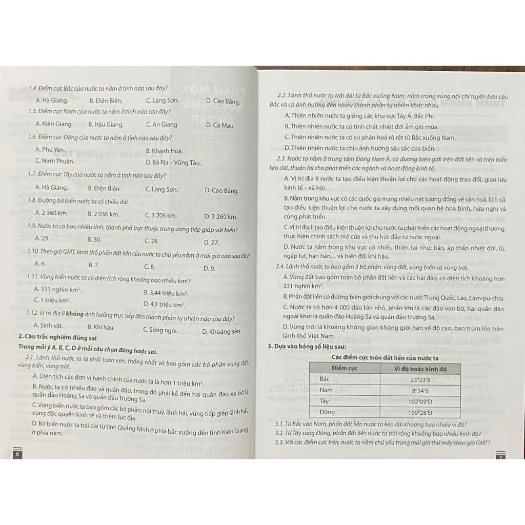 Ảnh Sách - lớp 12 - Hướng dẫn ôn thi tốt nghiệp THPT môn Địa lí (mới 2024) 2