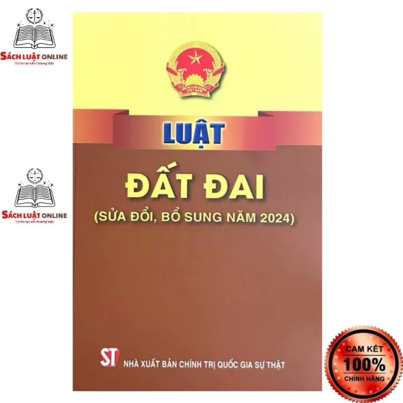 Ảnh Sách - Luật đất đai 2024 (NXB Chính trị quốc gia Sự thật) 1