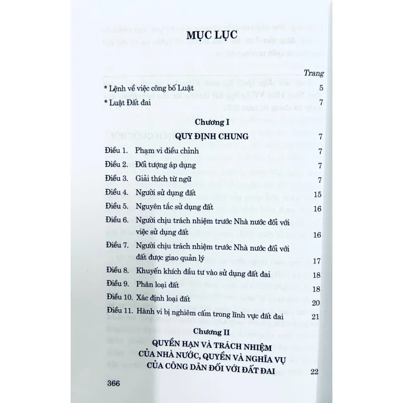 Ảnh Sách - Luật Đất Đai (Được thông qua ngày 18/01/2024) 4