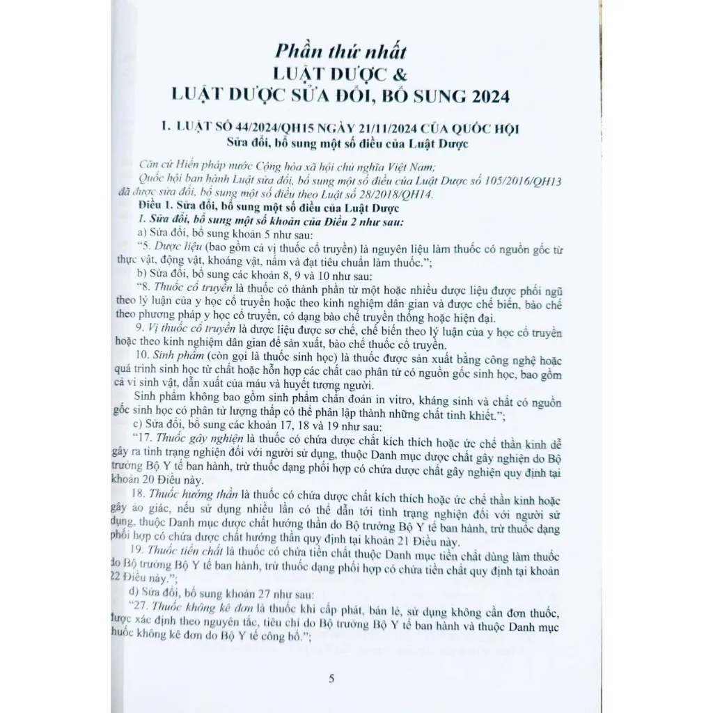 Ảnh Sách - Luật Dược (Sửa Đổi, Bổ Sung) Và Các Quy Định Mới Nhất Dành Cho Ngành Dược - Dược Sĩ - Nhà Thuốc 3