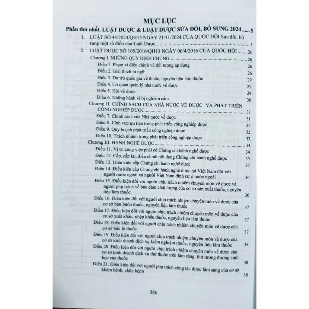 Ảnh Sách - Luật Dược (Sửa Đổi, Bổ Sung) Và Các Quy Định Mới Nhất Dành Cho Ngành Dược - Dược Sĩ - Nhà Thuốc 4