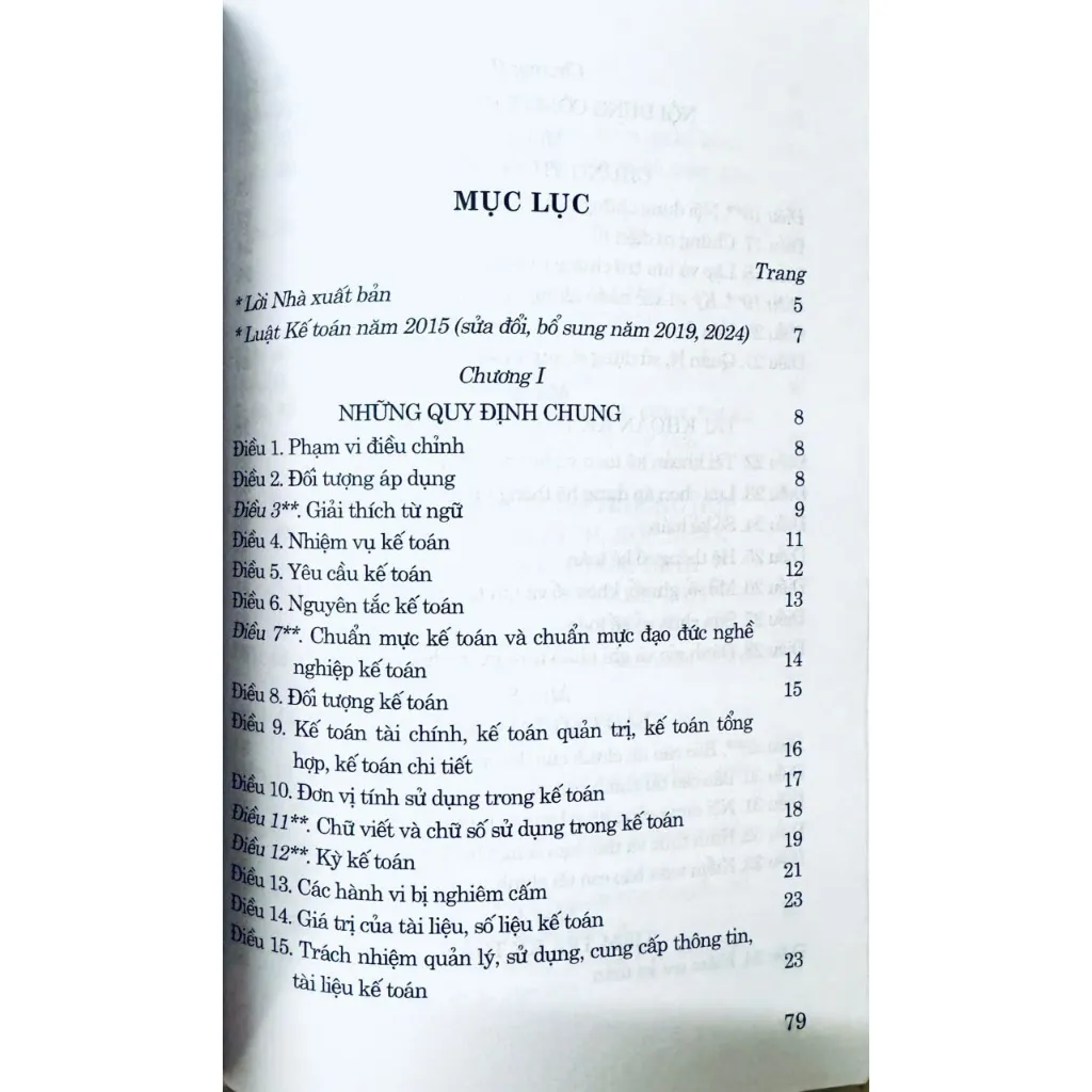 Ảnh Sách - Luật Kế Toán Năm 2015 ( Sửa Đổi, Bổ Sung Năm 2019, 2024) 4