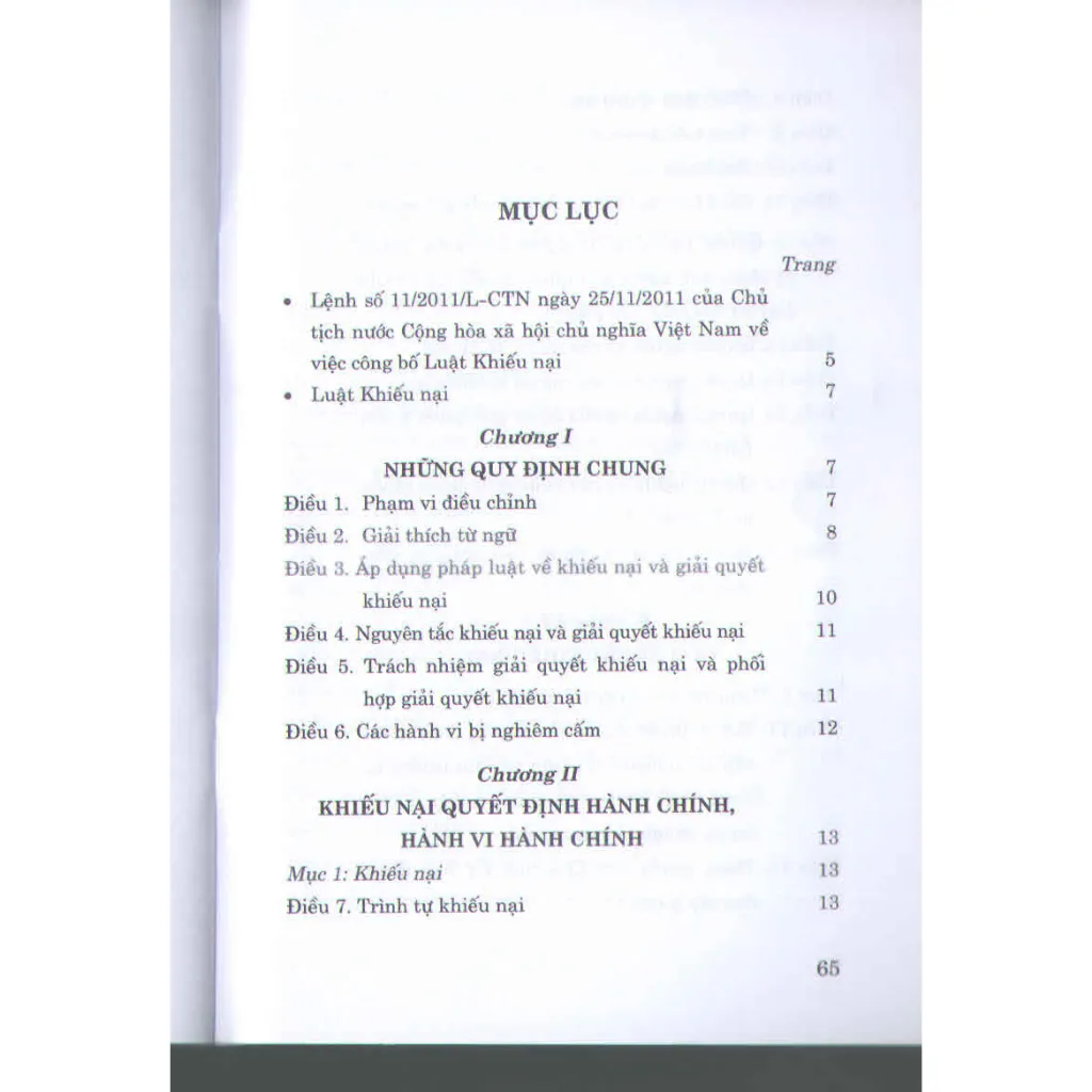 Ảnh Sách - Luật Khiếu Nại (Hiện Hành) 1
