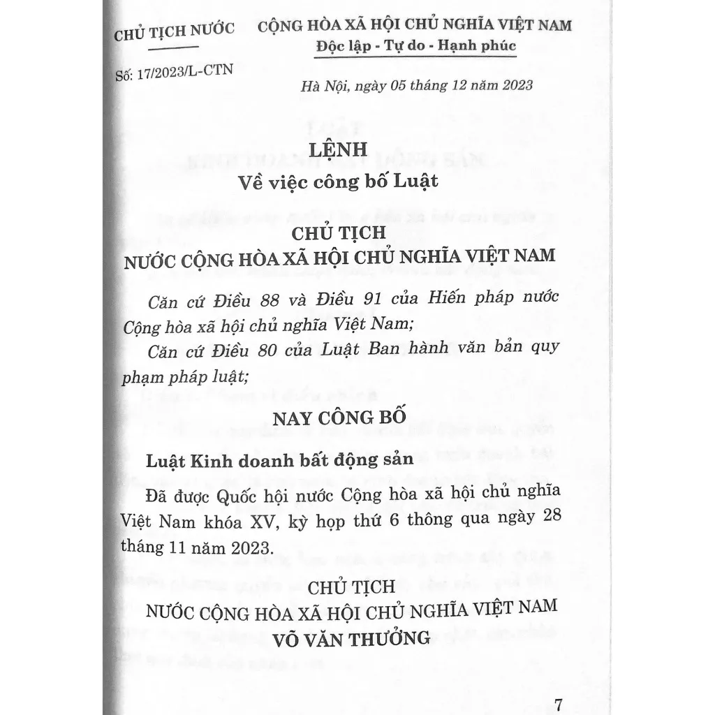Ảnh Sách- Luật Kinh Doanh Bất Động Sản năm 2023 (Sửa đổi, bổ sung năm 2024) 4