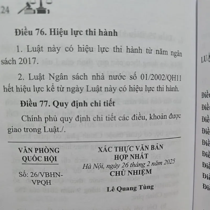 Ảnh Sách - Luật ngân sách nhà nước (NXB Lao Động) 2