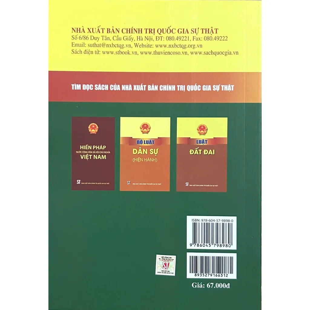 Ảnh Sách - Luật Nhà Ở Năm 2023 (Sửa Đổi, Bổ Sung Năm 2024) 1