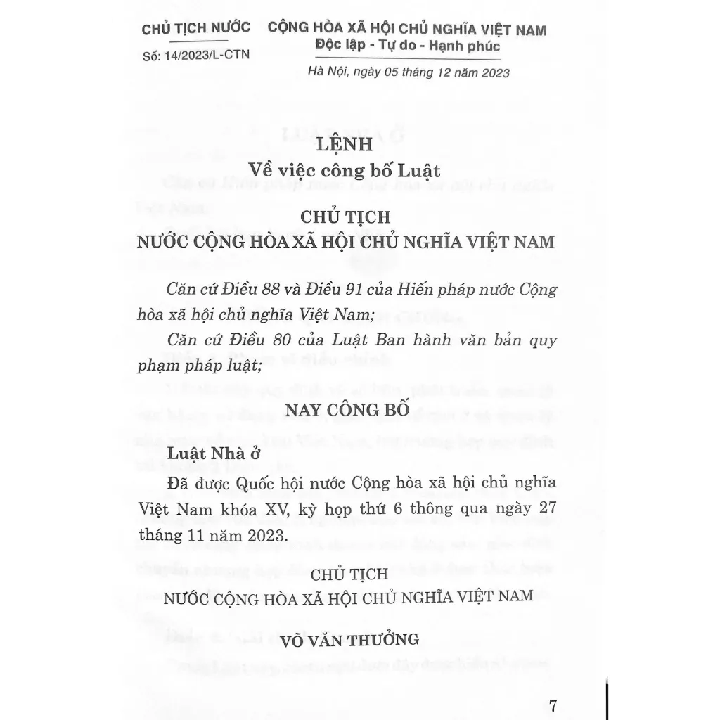 Ảnh Sách Luật Nhà Ở năm 2023 (Sửa đổi, bổ sung năm 2024) 2