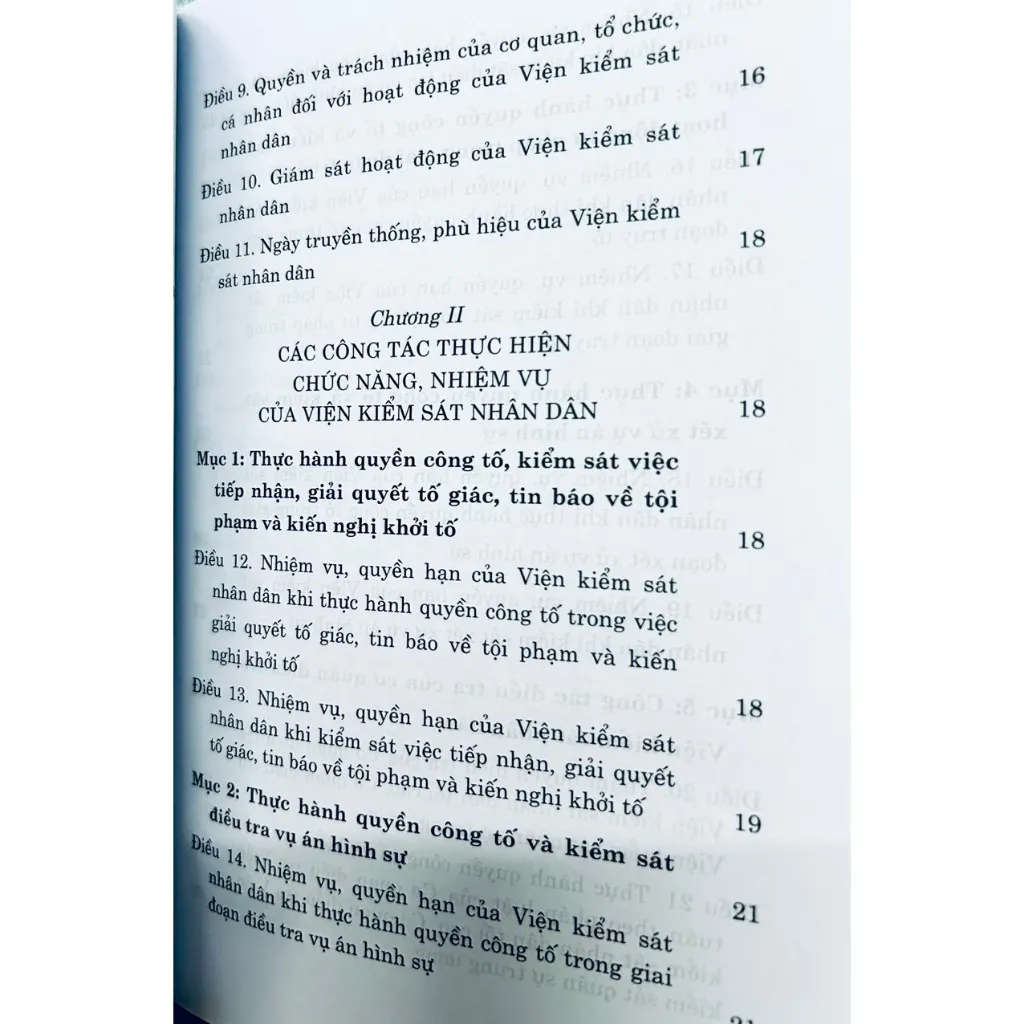 Ảnh Sách - Luật Tổ Chức Viện Kiểm Sát Nhân Dân (Hiện Hành) 3