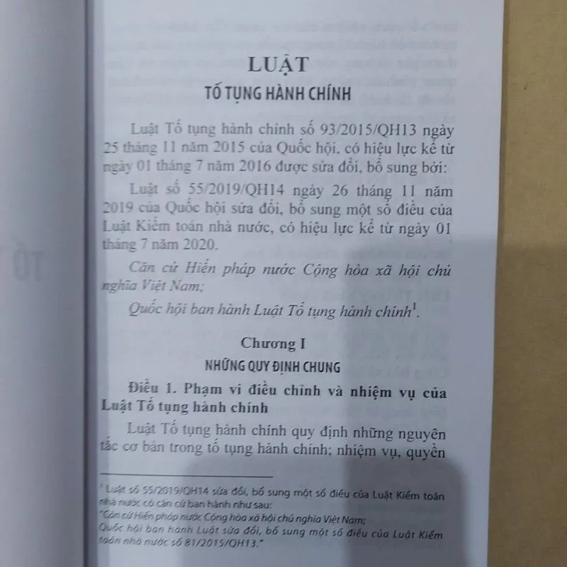 Ảnh Sách - Luật Tố tụng hành chính (NXB Lao động) 1