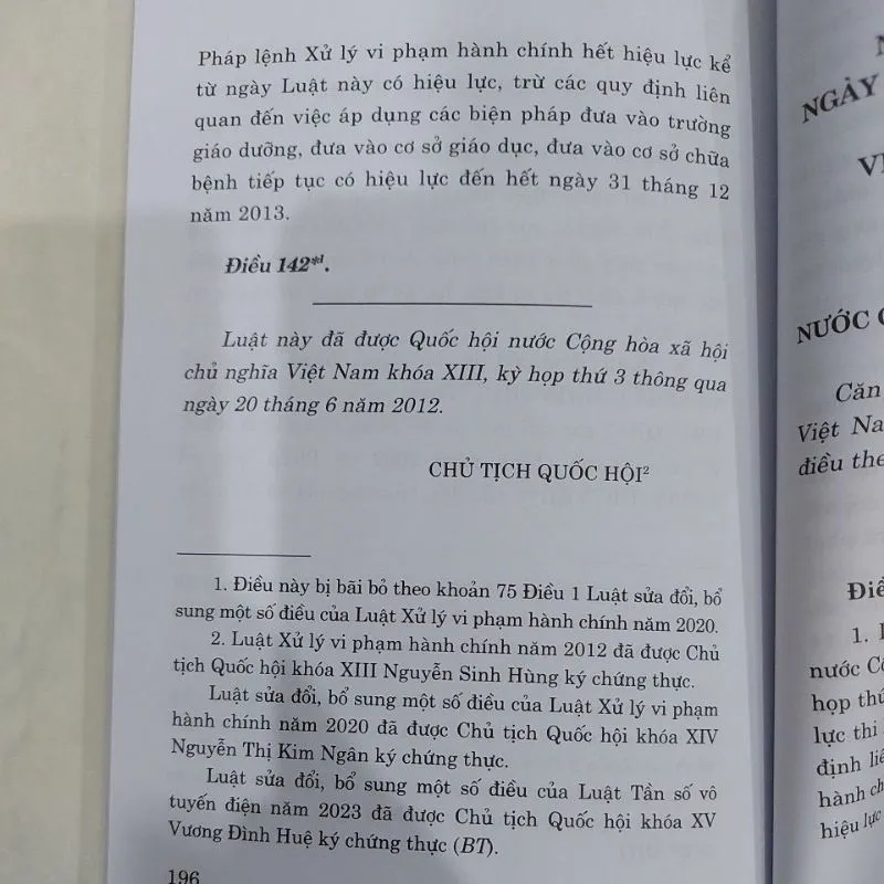 Ảnh Sách - Luật xử lý vi phạm hành chính (Hiện hành) (NXB Chính trị quốc gia Sự thật) 2