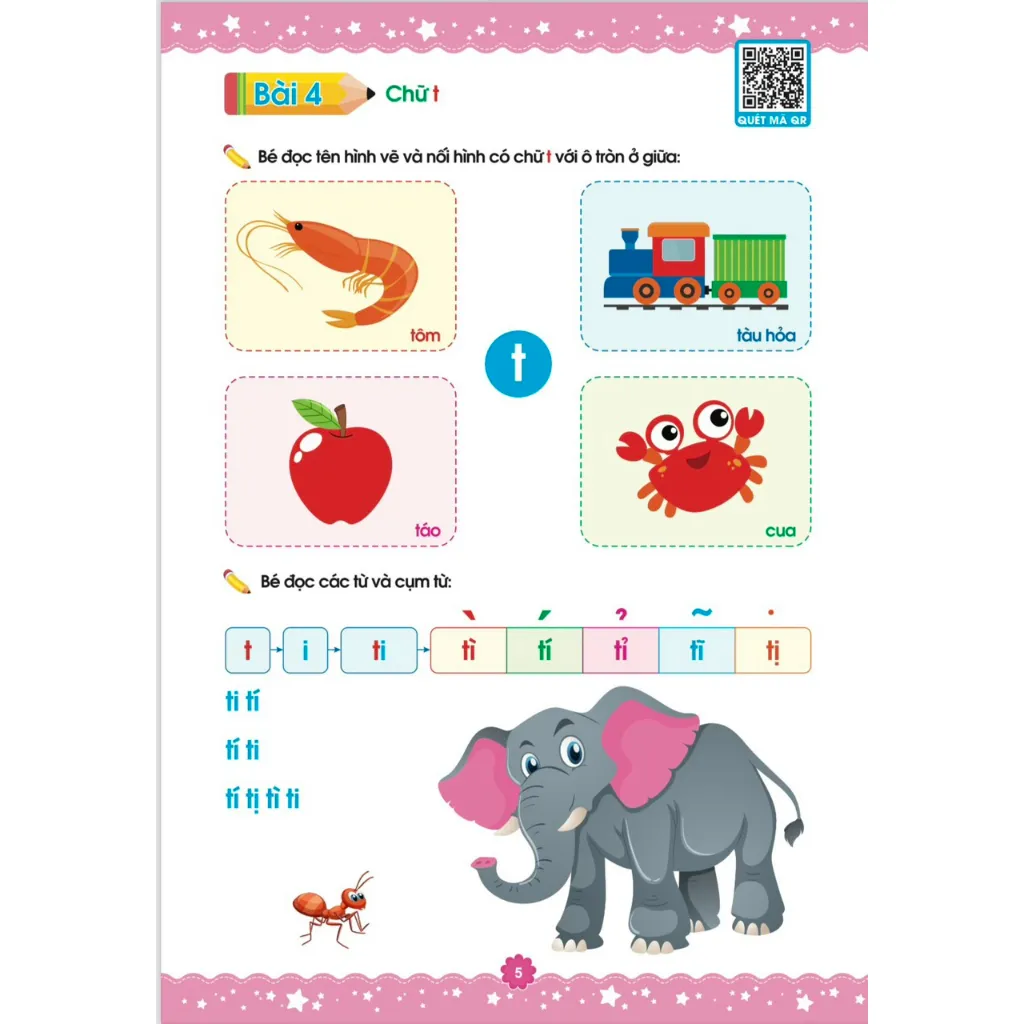 Ảnh Sách - Luyện Đọc - Hành Trang Cho Bé Tự Tin Vào Lớp 1 - Ứng Dụng Quét Mã 2
