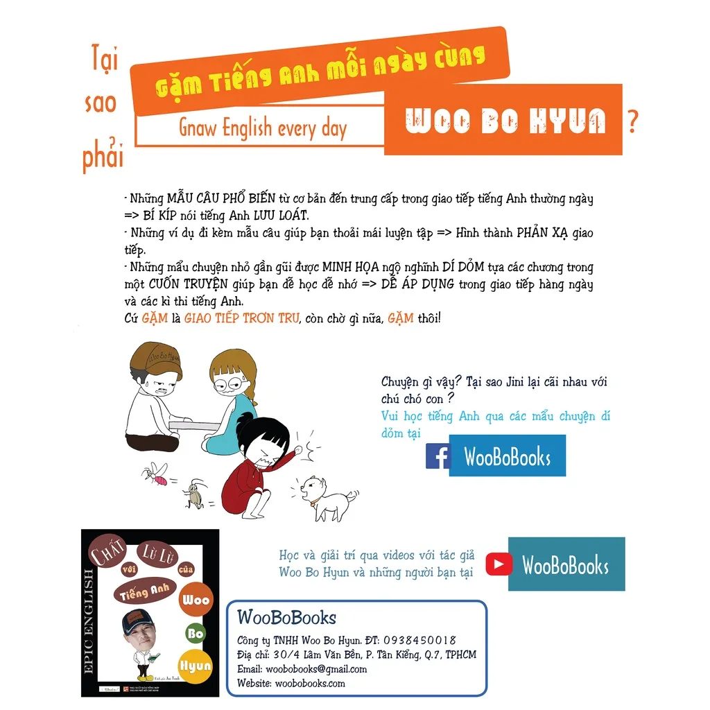 Ảnh Sách Luyện Nói - Gặm tiếng Anh mỗi ngày cùng Woo Bo Hyun (Gnaw Engish every day) 2