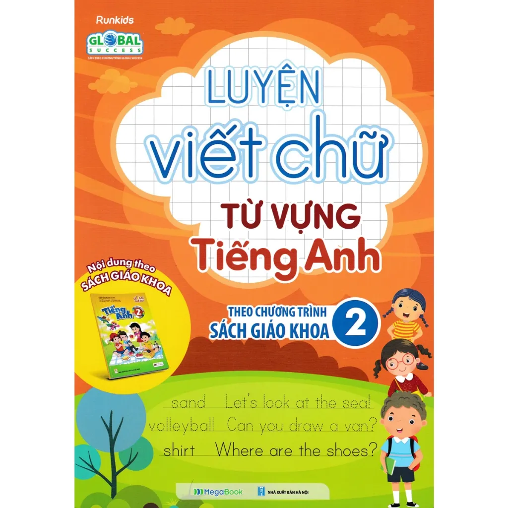 Ảnh Sách - Luyện Viết Chữ Từ Vựng Tiếng Anh Theo Chương Trình Sách Giáo Khoa - MEGA 3