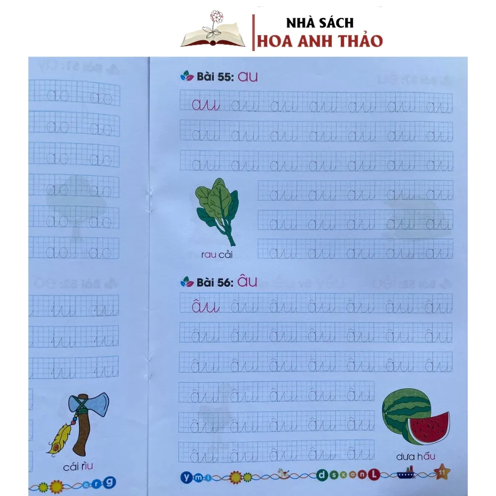 Ảnh Sách -  Luyên Viết Tập Tô Chữ, Tập Tô Số, Nét Cơ Bản Cho Trẻ Mẫu Giáo (3-6 tuổi) 1