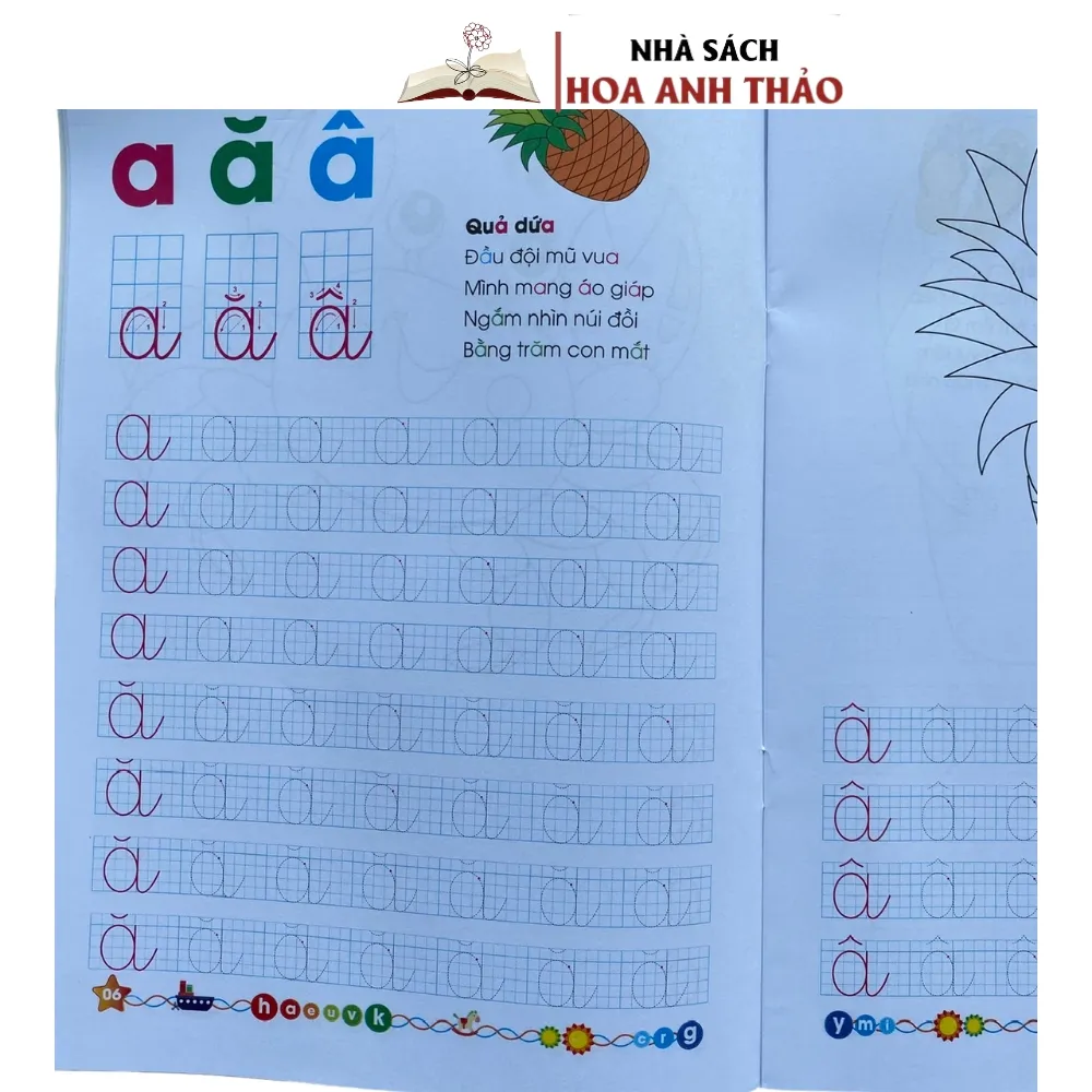 Ảnh Sách -  Luyên Viết Tập Tô Chữ, Tập Tô Số, Nét Cơ Bản Cho Trẻ Mẫu Giáo (3-6 tuổi) 2