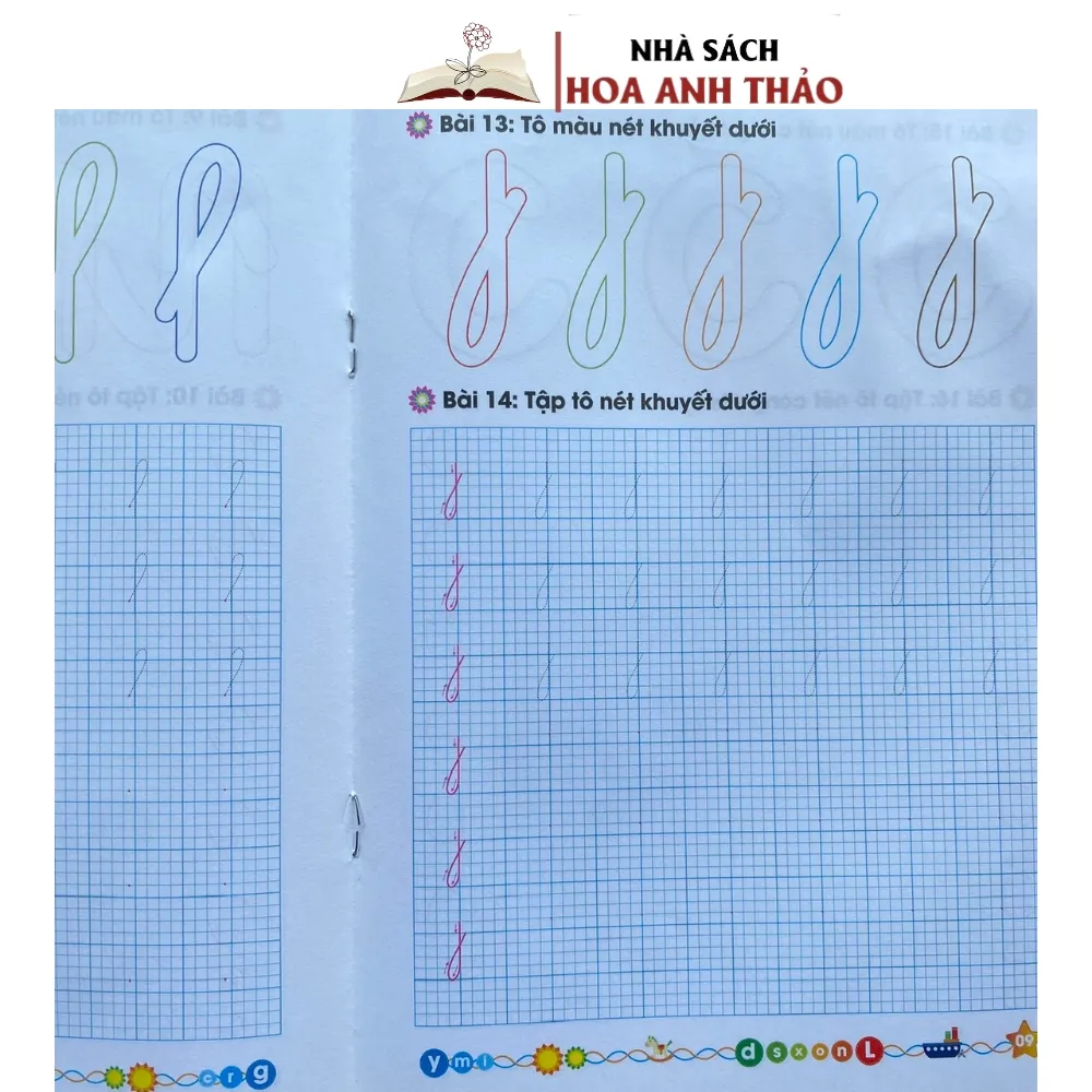 Ảnh Sách -  Luyên Viết Tập Tô Chữ, Tập Tô Số, Nét Cơ Bản Cho Trẻ Mẫu Giáo (3-6 tuổi) 4