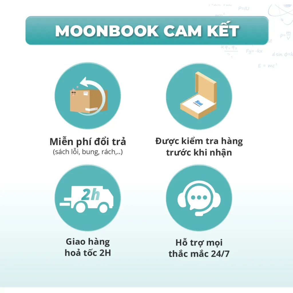Ảnh Sách lý thuyết trọng tâm ôn thi THPT luyện thi đánh giá năng lực môn vật lý - Moonbook THCS 4