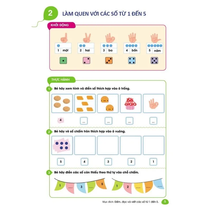 Ảnh Sách - Maths Sắc màu -Toán học Chinh Phục Toán Tư Duy 4-6 tuổi tập 1 2