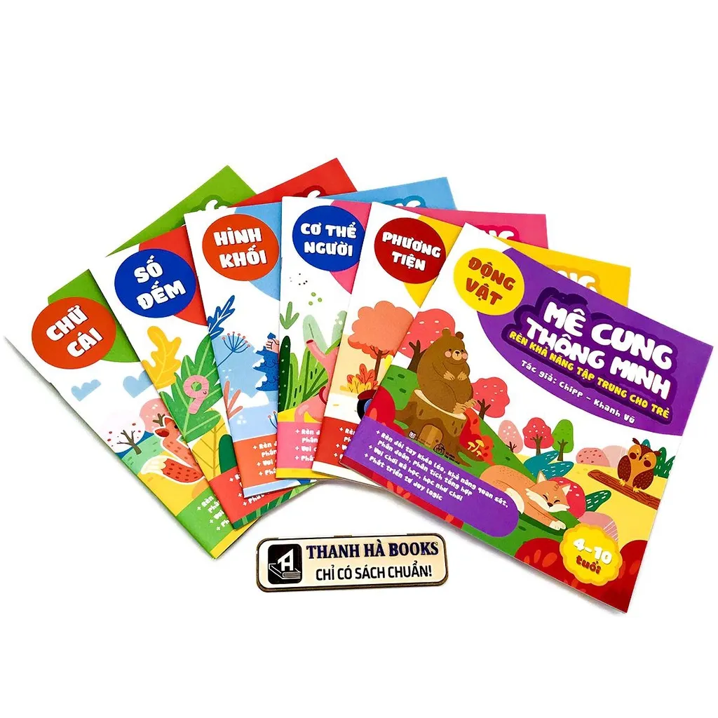Ảnh Sách - Mê Cung Thông Minh - Rèn Khả Năng Tập Trung Cho Trẻ - Bộ 6 quyển, lẻ tùy chọn (4-10 tuổi) 1