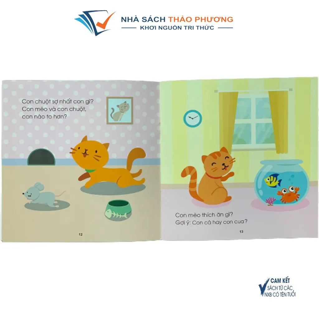 Ảnh Sách - Mẹ Hỏi Bé Trả Lời - Hỏi đáp giúp bé phát triển ngôn ngữ và giao tiếp - Trọn bộ 3 cuốn 4