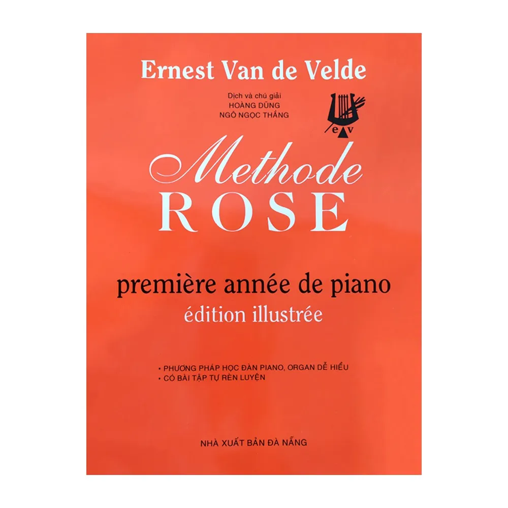 Ảnh Sách - Methode Rose - Phương Pháp Học Học Đàn Piano Vỡ Lòng - Ernest Van De Velde 1