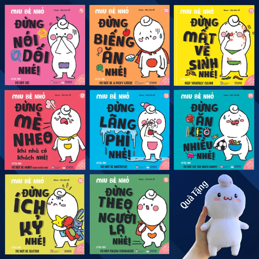 Ảnh Sách - Miu bé nhỏ - Miu tự lập - Tặng ngay 1 bạn Miu nhồi bông xinh xắn 2