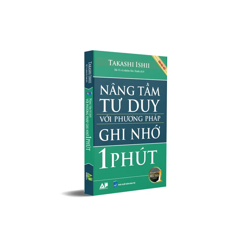 Ảnh Sách - Nâng Tầm Tư Duy Với Phương Pháp Ghi Nhớ Trong 1 Phút (Tái bản mới nhất) 1