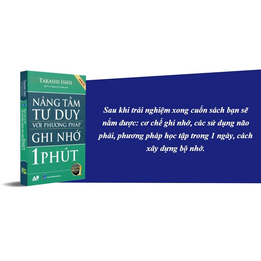 Ảnh Sách - Nâng Tầm Tư Duy Với Phương Pháp Ghi Nhớ Trong 1 Phút (Tái bản mới nhất) 2